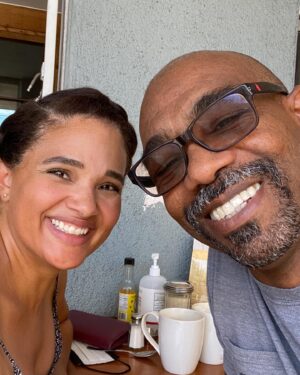 Michael Beach Instagram - Anyone who knows me knows that my wife @mylifeisabeach is, with ZERO equivocation, the most cherished part of my life. I can’t stand not being around her - like I am today 💔
…
I love you Elisha ❤️ #happyvalentinesday❤️