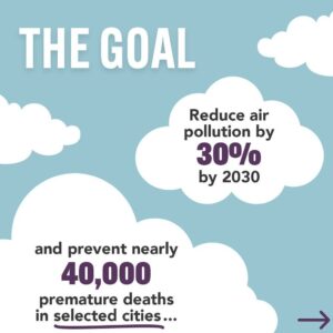 Michael Bloomberg Instagram - 7 million people around the world each year die too soon from breathing polluted air. At today’s #LocalClimateActionSummit at @cop28uaeofficial, we announced a new cohort of cities to join our @breathecities initiative alongside London and Warsaw – aiming to reduce air pollution by 30% by 2030 and prevent 39,000 premature deaths:

🔵 Accra, Ghana
🔵 Brussels, Belgium
🔵 Jakarta, Indonesia
🔵 Johannesburg, South Africa
🔵 Milan, Italy
🔵 Nairobi, Kenya
🔵 Paris, France
🔵 Rio de Janeiro, Brazil
🔵 Sofia, Bulgaria

Learn more at the link in bio.