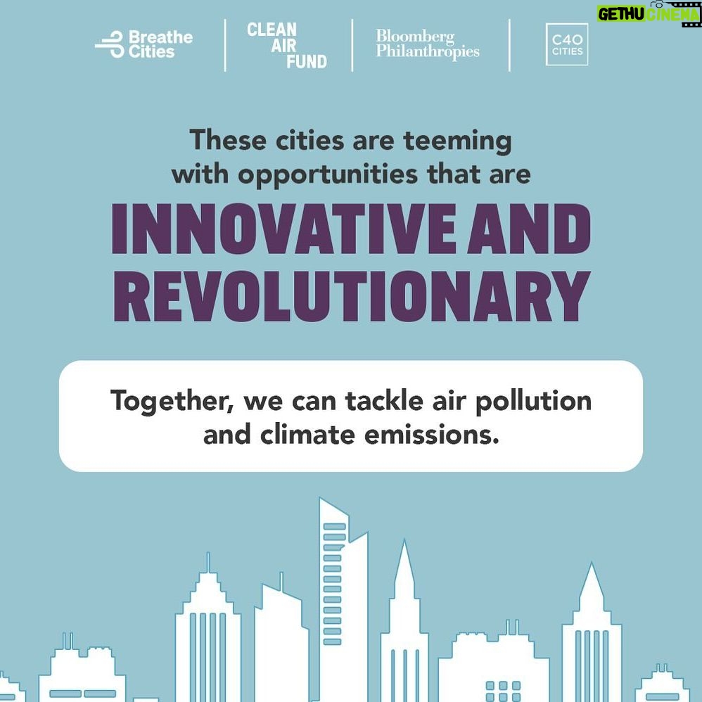 Michael Bloomberg - 3 Likes - 7 million people around the world each year die too soon from breathing polluted air. At today’s #LocalClimateActionSummit at @cop28uaeofficial, we announced a new cohort of cities to join our @breathecities initiative alongside London and Warsaw – aiming to reduce air pollution by 30% by 2030 and prevent 39,000 premature deaths:
🔵 Accra, Ghana
🔵 Brussels, Belgium
🔵 Jakarta, Indonesia
🔵 Johannesburg, South Africa
🔵 Milan, Italy
🔵 Nairobi, Kenya
🔵 Paris, France
🔵 Rio de Janeiro, Brazil
🔵 Sofia, Bulgaria
Learn more at the link in bio.