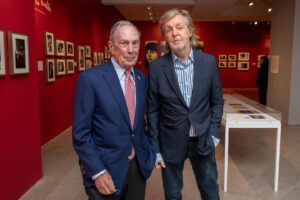 Michael Bloomberg Instagram - 60 years after the Beatles landed in New York and changed everything, I was thrilled to welcome Sir @paulmccartney back to the city to see Paul McCartney Photographs 1963-1964: Eyes of the Storm at the Brooklyn Museum. The exhibit highlights photos Paul captured from The Beatles’ first visit to America and other moments from the Beatlemania days. No matter where you are in the world, you can experience the exhibit on the free @bloombergconnects app.