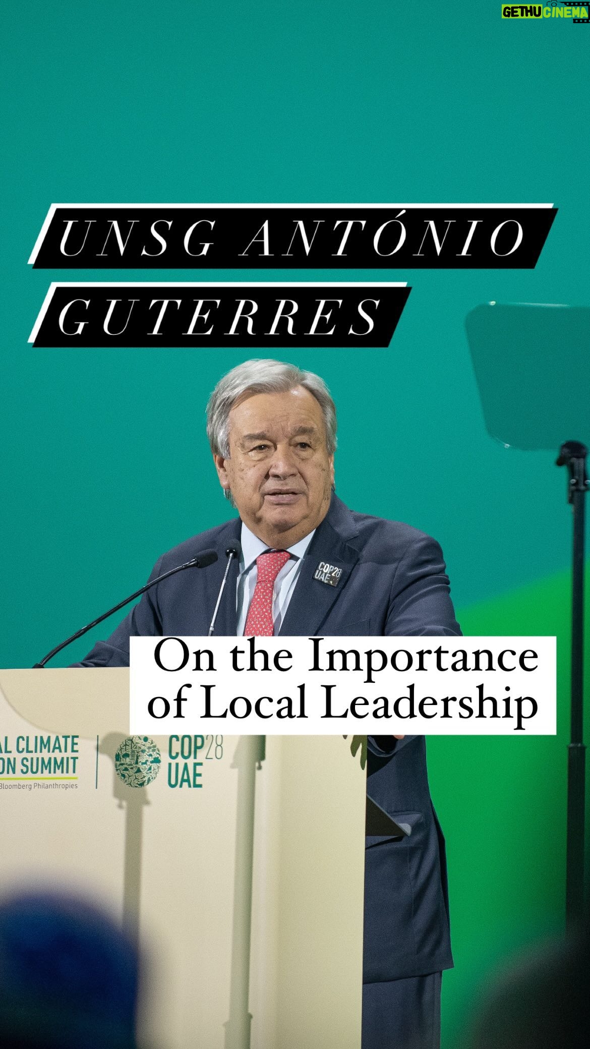 Michael Bloomberg - 3 Likes - @unitednations Secretary-General @AntonioGuterres knows that every step mayors, governors and regional leaders take to fight climate change gets us closer to our Paris Agreement goals - and we’re glad he could join us for the @cop28uaeofficial #LocalClimateActionSummit. #COP28 #COP28UAE