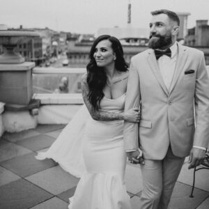 Michael Chiesa Instagram - Two years ago I woke up with a nasty hangover, a huge smile on my face and my grandpa’s wedding ring on my finger. May 14th, 2022 was the greatest day of my life and nothing will ever top it.

Cheers to two years and life to go @kelsiijo.

#TheChiesas #RoadDoggsForLife
