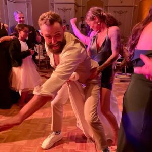 Michael Chiesa Instagram - Two years ago I woke up with a nasty hangover, a huge smile on my face and my grandpa’s wedding ring on my finger. May 14th, 2022 was the greatest day of my life and nothing will ever top it.

Cheers to two years and life to go @kelsiijo.

#TheChiesas #RoadDoggsForLife
