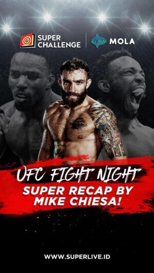 Michael Chiesa Instagram - Lerone Murphy blasted through!

Rekor tak terkalahkan Lerone Murphy masih terjaga setelah ia berhasil mengalahkan Barboza di UFC Fight Night pekan lalu. Mike Chiesa berpendapat bahwa pressure dan teknik ofensif Murphy jadi kunci kemenangannya atas Barboza!

#INIRASANYASUPER
#SUPERLIVE
#SUPERCHALLENGE
#UFCFIGHTNIGHT