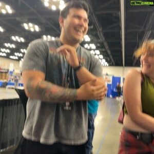 Michael Copon Instagram - Storm breaker in the House!!! Plus More amazing fans today! <—-swipe left. Especially lisa video 7-8 I think.  She rocked a cheer in honor of my Bring it on role! Appreciate meeting everyone today! It’s still going and we have tomorrow still as our last day here @indypopcon