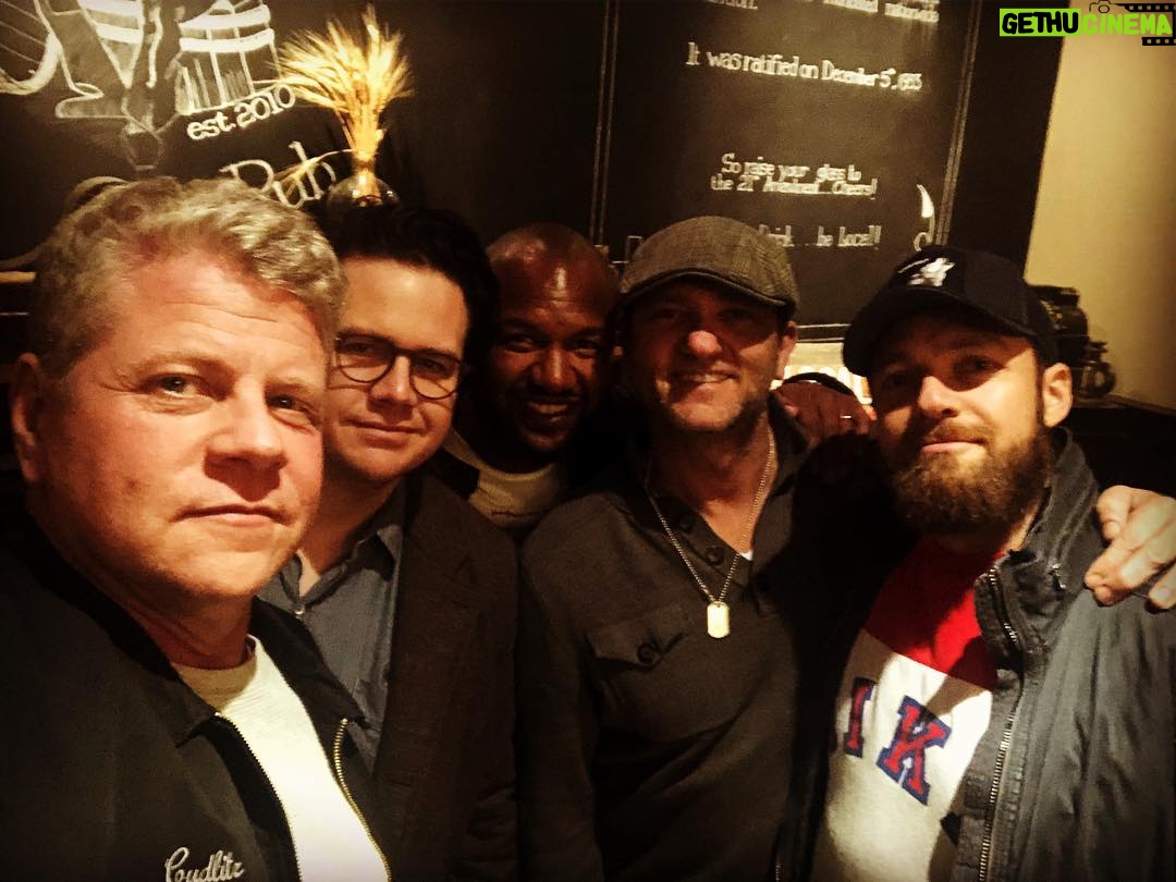Michael Cudlitz - 19.9K Likes - You never know who you might bump into @thelocalpeasant ...... great night with Mr McD @iamkenricgreen ..... when outta nowhere pops @rossmarquand 😳 thank you @karl_makinen for the hospitality. Always a good time. One of my favorite places to hang ........ If you’re in the hood ....... stop in!! #youneverknow 👊👊👊