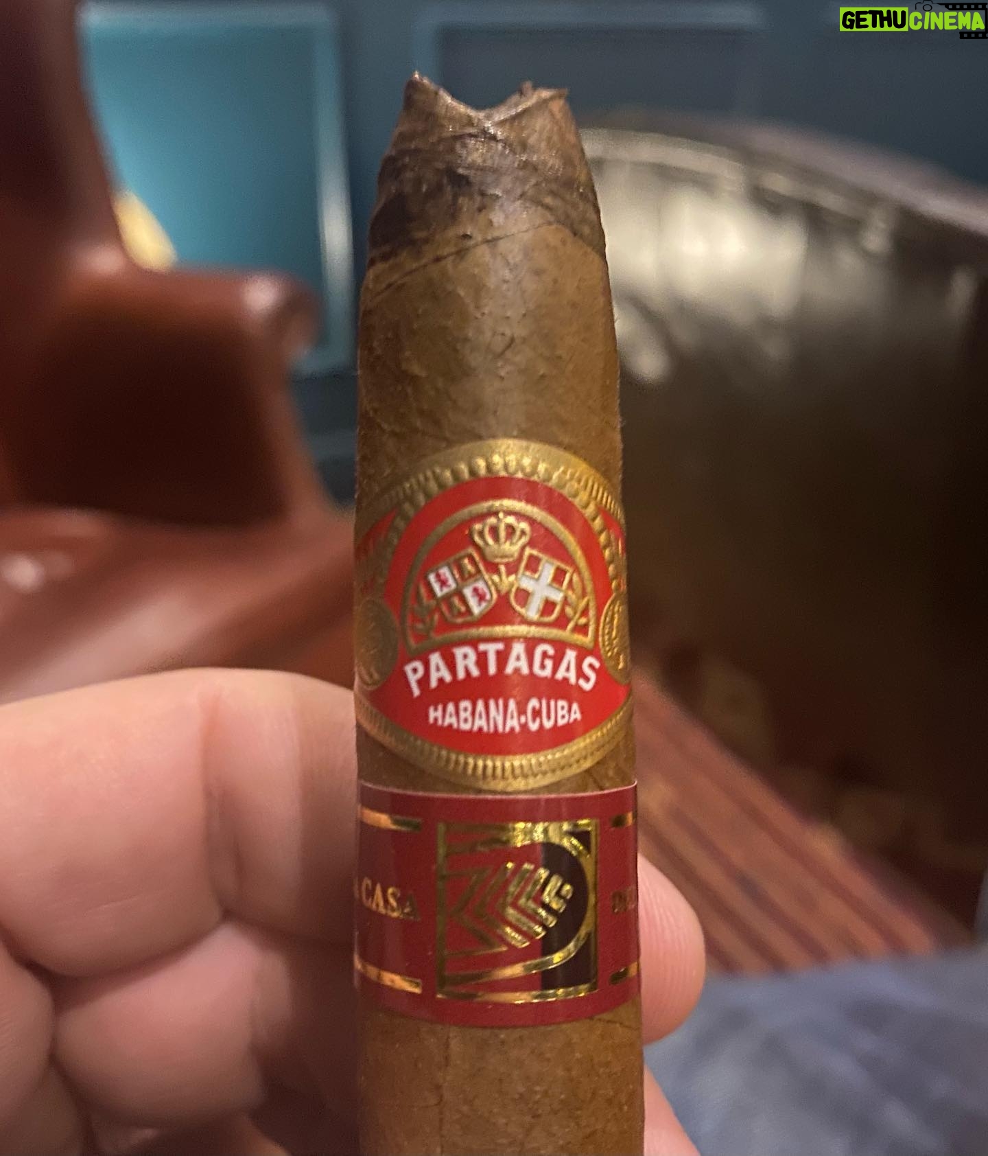 Michael Cudlitz - 12.1K Likes - Amazing new spot ….. #moments #Botl #cigars #london ….. @no6cavendish loving this house stick @partagascigars #structure 👊👊…… phenomenal family owned/operated lounge in the heart of London.