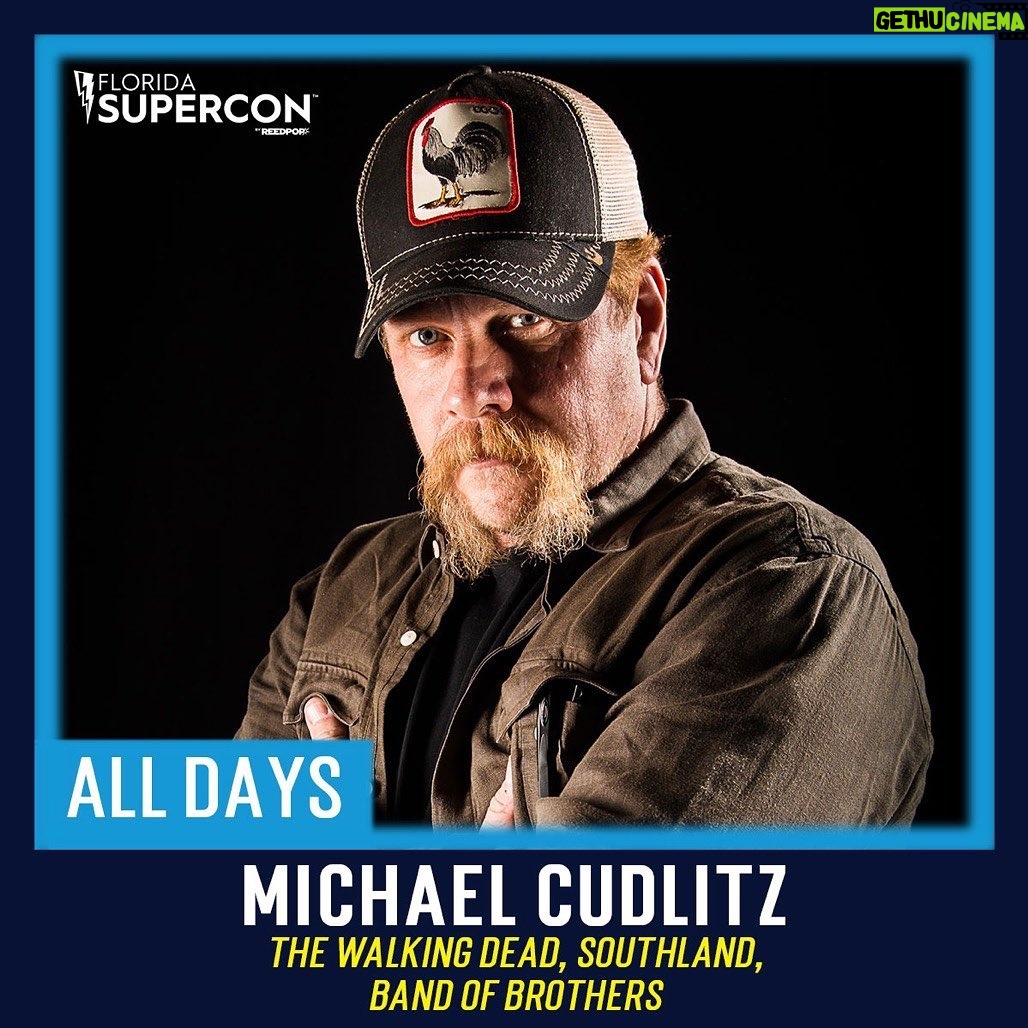Michael Cudlitz - 14.2K Likes - Looking forward to this one. I’ve not been to Miami in a few years …….. see y’all in a week 👊👊 @floridasupercon #twdfamily @heroicimaging