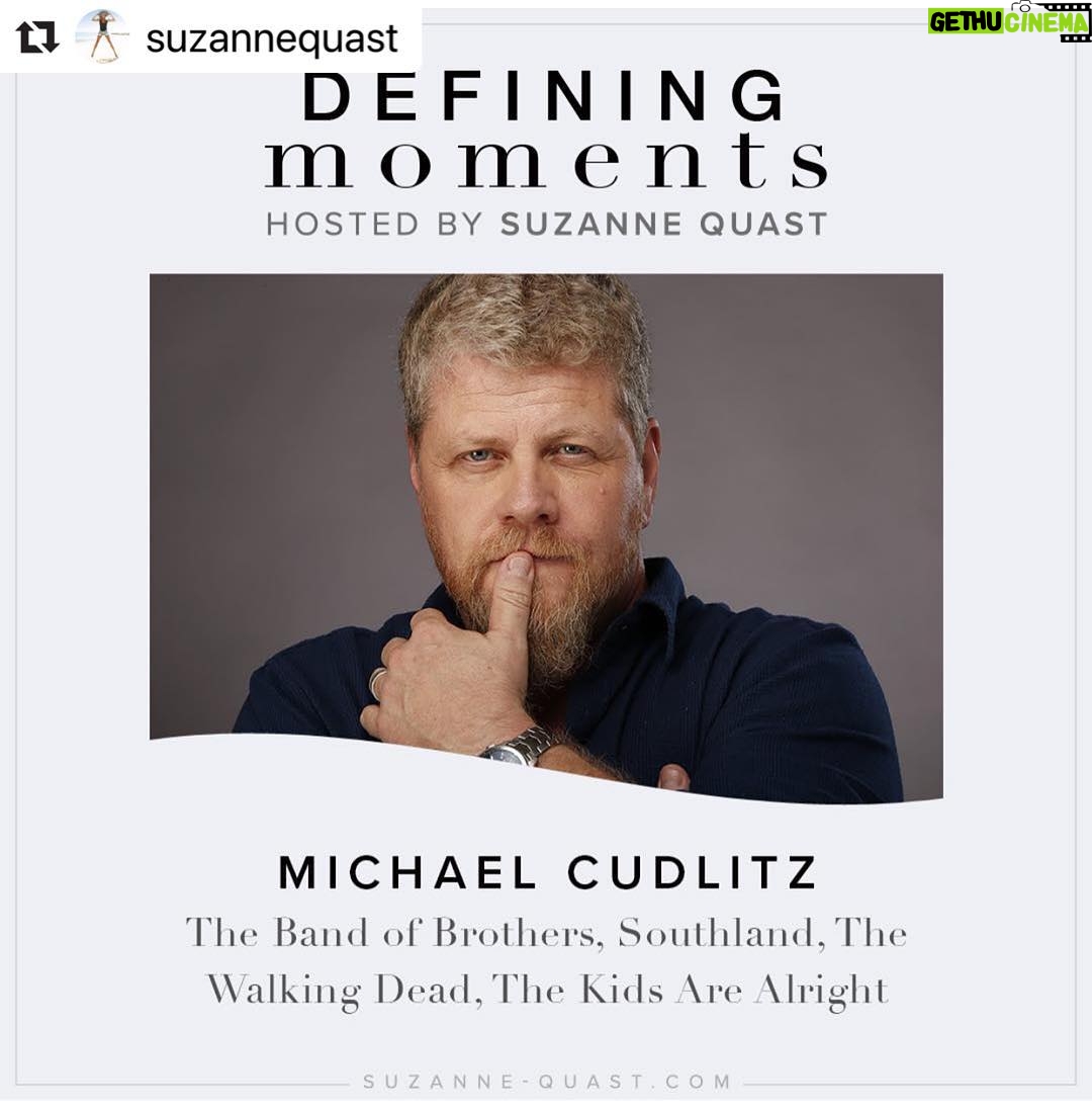 Michael Cudlitz - 10.9K Likes - Loved doing this one. @suzannequast is an amazing interviewer/host. Check it out if ya got a free hour. 😉 link in @suzannequast bio. 👊👊