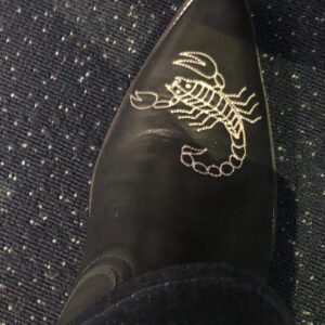 Michael Cudlitz Instagram - Amazing trip to #sxsw2019 @playblankos was a hit. Plus ....... got some snazzy scorpion boots. 😬 big stuff on the horizon. Stay tuned. 👊👊👊