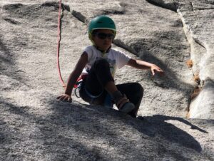 Michael D. Cohen Instagram - In my happy place climbing in the mountains with my friend and his 5 year old son. Yes he’s 5 and he’s crushing it! @scma_climb