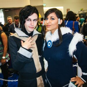 Michael Dante DiMartino Instagram - Since Comic Con isn't happening this year I thought I'd use these next few days to post some great cosplay memories from the past. @bryankonietzko and I would often try to photograph cosplayers at our signings. This brilliant Tahno and Korra is @aicosu from 2013. 🌊⛰🔥🌪
.
.
.
.
.
.
.
.
#avatar #avatarthelastairbender #michaeldantedimartino #legendofKorra #avataraang #avatarkorra #avatarfandom #fantasytvseries #korra #tahno #tahnorra #comiccon #sandiegocomiccon #sdcc #sdcc2020 #avatarcosplay #avatarcosplayer #korracosplay #korracosplayer #korracostume #korracosplayers #wolfbats