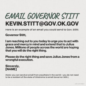 Michael Eric Dyson Instagram - #IStandWithJulius Posted @withregram • @vanjones68 #JusticeForJulius! Please SHARE to save an innocent man's life! Swipe ➡️ for more information about his case from @so.informed:

🚨 Julius Jones is scheduled to be wrongfully executed by the state of Oklahoma THIS week. 🚨⁣
⁣
There is absolutely no reason why this should happen.⁣
⁣
Governor Kevin Stitt’s own Pardon and Parole Board TWICE recommended that Julius be spared from this execution.⁣
⁣
Playing politics with the life of an innocent individual who has already been subjected to 20 years of wrongful incarceration is cruel. But that’s the thing about the death penalty—every single aspect of it is cruel.⁣
⁣
I am encouraging each of you to use your voice for Julius Jones over the next several days. Make phone calls to Governor Stitt’s office, send an email, and urge your elected officials to use THEIR platforms to speak out against this wrongful execution.⁣
⁣
There is power in using your voice. And there is even MORE power when we use our voices collectively #JuliusJones @justiceforjulius