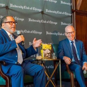 Michael Eric Dyson Instagram - Thank you @universityclubofchicago for having me join you on this historic occasion. 
•
We were proud to commemorate Juneteenth in the most profound way yesterday. 

The Club was privileged to host two distinguished guests—New York Times-bestselling biographer Jonathan Eig, known for his acclaimed work “Ali: A Life,” and celebrated author and professor Michael Eric Dyson, whose insights have shaped the national dialogue on racial justice. 

Eig and Dyson explored the journey of Dr. Martin Luther King Jr through Eig’s latest book, “King: A Life,” which has garnered widespread acclaim for its meticulous research and compelling narrative, shedding new light on the legacy of Dr. King.
