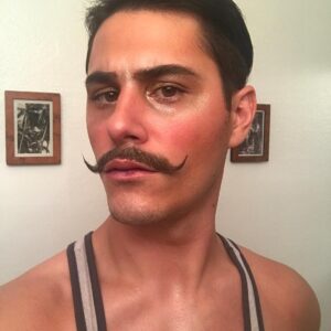 Michael J. Willett Instagram - I think I’m some kind of vintage circus performer. 😝 #happyhalloween