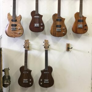 Michael J. Willett Instagram - So grateful I met Adam. He’s a master ukulele maker. Each piece is truly a work of art. Excited to play one of these on my next album! 🌴🎶
