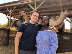 Michael Johnston Instagram - Meiry and the Camels!