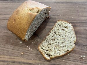 Michael Jones Instagram - I made banana bread at 2am. Did you know you can over ripen an unpeeled banana in 20 minutes by putting it in the oven? You do now!