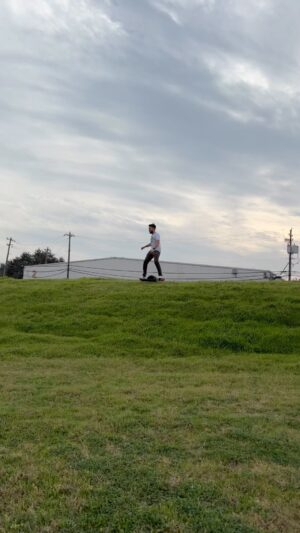 Michael Jones Instagram - Rolling with @gavinfree and @alfredoplays. Onewheel season has begun!