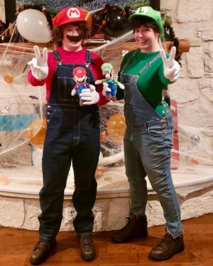 Michael Jones Instagram - It’s a me, bro. 🎃 👻 🧙‍♀️