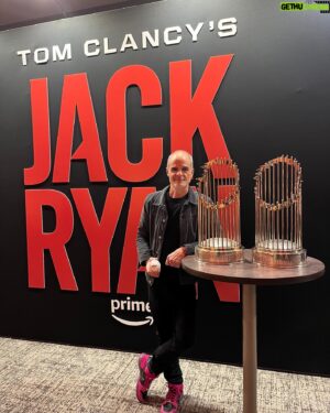 Michael Kelly Instagram - The Jack Ryan screening in Boston was epic last night! An honor to be amongst friends and the military in attendance. November is back for The Final Season of Tom Clancy’s Jack Ryan, June 30! 💥
.
.
Thank you @ambersimiriglia
@everlane @drunkelephant @JennStreicher @vorticwatches & @oliverpeoples for keeping it sharp.

*****Everyone asking about the kicks.  Collab @runthejewels did.  @killermike & @thereallyrealelp killed it!!!