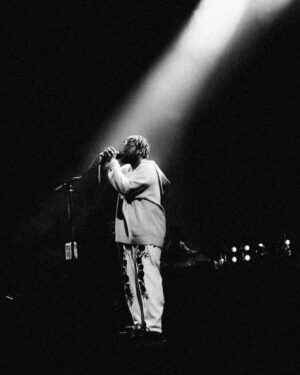 Michael Kiwanuka Instagram - Thank you @thepiecehall for a memorable evening. And to all who came and stood in the rain. What a beautiful setting. Piece Hall, 27th June, 2024 📸 @jodie_canwell