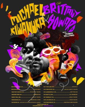 Michael Kiwanuka Instagram - Myself and the incredible Brittany Howard are going on a co-headline tour of the United States later this year. I can’t wait to see you America. It’s been so long and I’ve missed playing for you. I’m counting down the days ❤️❤️❤️

Sign up via link in bio for the pre sale ticket access password, the password will also be sent to the mailing list. 
Pre sale begins Wednesday @ 10am local time & public on sale this Friday @ 10am local time (except for Jacksonville, tickets on sale May 10th @ 10am)