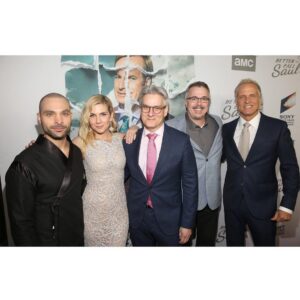 Michael Mando Instagram - About last night 🏹🖤 #bettercallsaul @bettercallsaulamc premiere 2.23 👘 by @redbarlo