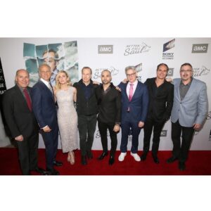 Michael Mando Instagram - About last night 🏹🖤 #bettercallsaul @bettercallsaulamc premiere 2.23 👘 by @redbarlo
