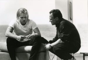 Michael Mann Instagram - With Val Kilmer on the set of Heat.

#heat #heat2