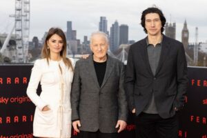 Michael Mann Instagram - Reuinted with the cast of FERRARI in advance of our UK Premiere tomorrow.
