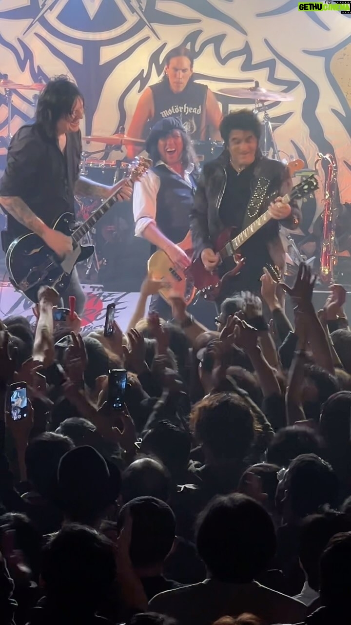 Michael Monroe - 3.5K Likes - Steve Conte shreds! My incredible band in Nagoya last week - @karlrockfist @steveconte @richloyalty and @samiyaffaofficial #balladofthelowereastside