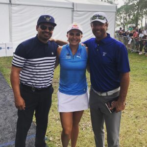 Michael Peña Instagram - Great week at the @lpga_tour Tournament of champions. @lexi and #timwakefield were great to play with today. Thanks you @diamondresorts for putting on a great event! @pingtour @bettinardigolf