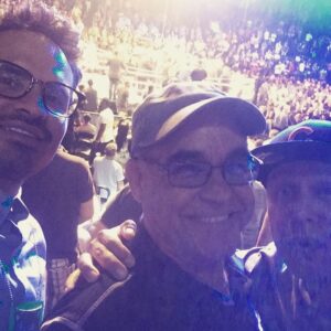 Michael Peña Instagram - This is my dad's first trip to NYC for the @teammikeygarcia fight. Had a blast. @teammikeygarcia turned in a star making performance tonight.