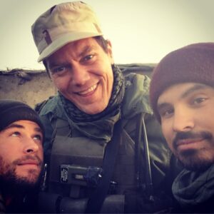 Michael Peña Instagram - #horsesoldiers week3 with @chrishemsworth @michaelshannon
