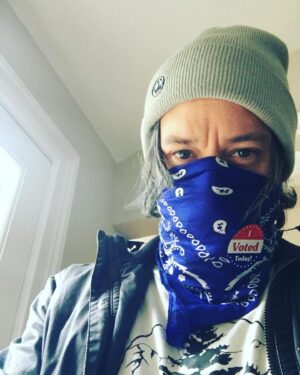 Michael Raymond-James Instagram - Today I Voted for SCIENCE. I Voted for FACTS. I Voted for EQUALITY. I Voted for DECENCY. I Voted for MY CHILDREN. I Voted for MY COUNTRY. Today I Voted... 🇺🇸💙