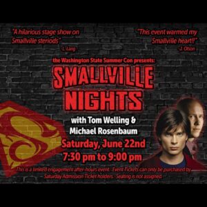 Michael Rosenbaum Instagram - me and welling doing a smallville
nights event and signing and pictures and all that jazz. going to be a blast. see all info below and in my Linktree 🔗  @wasummercon 𝙅𝙪𝙣𝙚 21-23 ⏰

#WaSummerCon #Smallville #smallvillenights