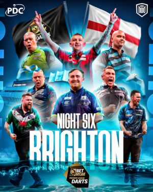 Michael Smith Instagram - Oh I do like to be beside the seaside… 🎶 

The South Coast of England plays host to Night 6 of the 2024 @betmgmuk Premier League as we head to Brighton!