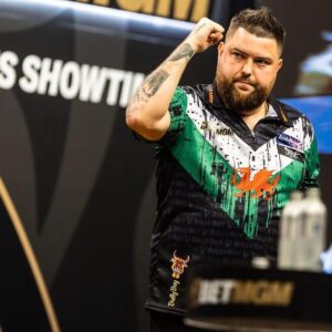 Michael Smith Instagram - Happy to get night 1 won. Didn’t play amazing but did enough. Thank you for the continued support everyone. @shotdarts @tonybet_fan @heatableuk #andyfreight