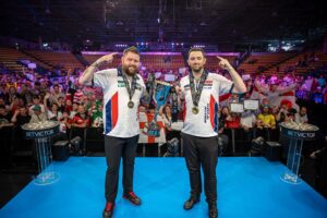 Michael Smith Instagram - World Cup champ. Wtf. I love you Luke Humphries. 😭😭😭