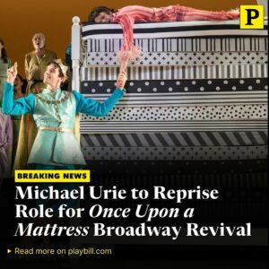 Michael Urie Instagram - The opening for a prince has been filled! @michaelurielikesit is back as Prince Dauntless in the revivial of @mattressmusical. Click @playbill's bio to learn more!
