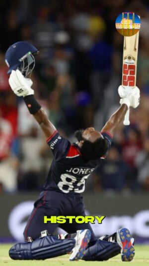 Michael Vaughan Instagram - USA 🇺🇸 gun batsman Aaron Jones joins the show this week and he is hoping to make India 🇮🇳 wish he played football ⚽️ instead of cricket ahead of their big game 🏆 

#ClubPrairieFire