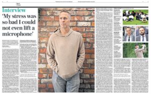 Michael Vaughan Instagram - Today I have spoken out about the stress related illness I have been fighting for 9 months .. I really don’t want sympathy as I was very lucky to see a specialist early enough to get the right medication to help me … I just want to help people who don’t realise that stress can catch up with you without knowing it and if left alone it can be too late .. Medication has helped me hugely but also many of things I have brought into my life .. Ice baths,infra red,breathing sessions,raw Milk,hydrogen water & immune daily injections .. they all have helped in someway but the main thing is to always stay positive .. @telegraph !! Hopefully I can help people who have struggled x
