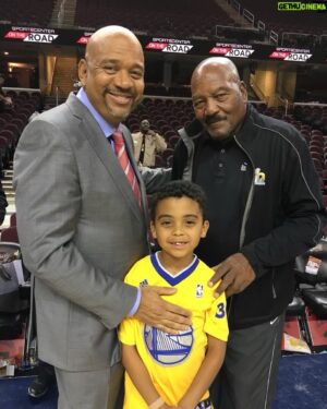 Michael Wilbon Instagram - As much fun as it was for my son Matthew to meet LeBron and Steph at the NBA Finals in Cleveland it was of much greater importance to his father for us to meet and visit with The Great Jim Brown, may he rest in peace.