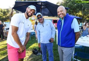 Michael Wilbon Instagram - The Week That Was at the Curry Charity Extravaganza at Stanford! The generosity of @stephencurry30 and @ayeshacurry and Aneel Bhusri @workday and their partners in the name of @eatlearnplay is extraordinary! Grateful to be included!