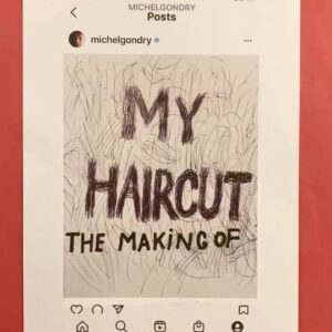 Michel Gondry Instagram - Continuation of my last post
Sound and editing by @katiemoran32
Thanks @janison7j for the idea

#haircut #covidcuts #animation #makingof