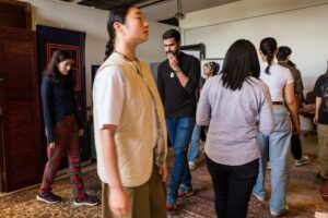 Michelle Ang Instagram - Come for the workshop, stay for the impossible human knot 🪢🥲 here are a few beautiful shots of some @panasianscreencollective members at our Rehearsal & Performance workshop with actor/director/bundle of sweetness @themichelleang 🎭 see you at the next one! ✨