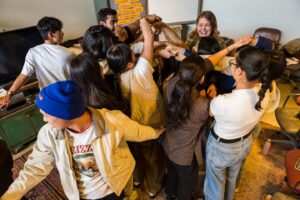 Michelle Ang Instagram - Come for the workshop, stay for the impossible human knot 🪢🥲 here are a few beautiful shots of some @panasianscreencollective members at our Rehearsal & Performance workshop with actor/director/bundle of sweetness @themichelleang 🎭 see you at the next one! ✨