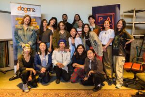 Michelle Ang Instagram - Come for the workshop, stay for the impossible human knot 🪢🥲 here are a few beautiful shots of some @panasianscreencollective members at our Rehearsal & Performance workshop with actor/director/bundle of sweetness @themichelleang 🎭 see you at the next one! ✨