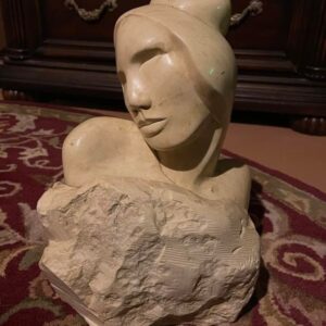 Michelle Belanger Instagram - Today would have been my mother’s 70th birthday. She was a sculptor, a violinist, a singer, and (thanks to my grandmother) a deeply wounded soul. 

She succumbed to cancer at 52. 

I have very few photos of her, so let me share some of her art instead. 

(The emerging figure with her hair in a bun is a piece called Chrysalis. It is a favorite of my mother’s work. ￼Mom made it to commemorate her first remission from cancer. The remission did not last. But she said this was what it felt to emerge from the treatments into hope) ￼￼￼￼